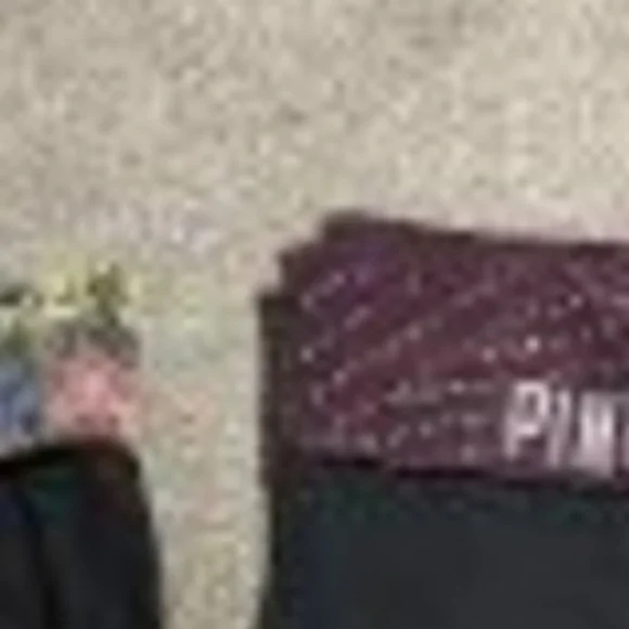 FOLDOVER VS PINK YOGA PANTS LEGGINGS FLARE WIDE FOLD OVER VINTAGE - Picture 9 of 11